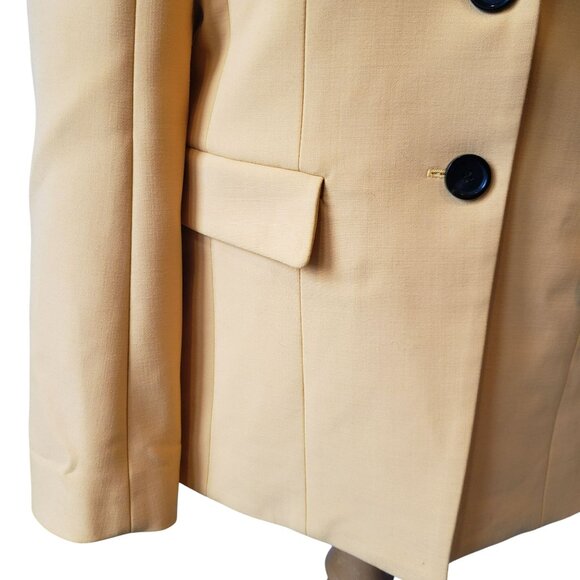 Kwaidan Editions Lemon Yellow Tailored Blazer Jacket Olivia Wilde Style Bright - Picture 7 of 16